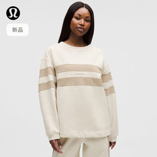 Steady State 女士超宽松款套头卫衣 *条纹丨lululemon丨LW3JW7S