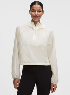 Ultralight WovenAir 女士轻盈版半拉炼外套丨lululemon丨LW3KUES
