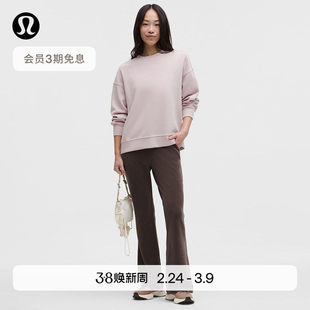 Brushed Softstreme 女士拉绒中腰喇叭裤丨lululemon丨LW5IMOA