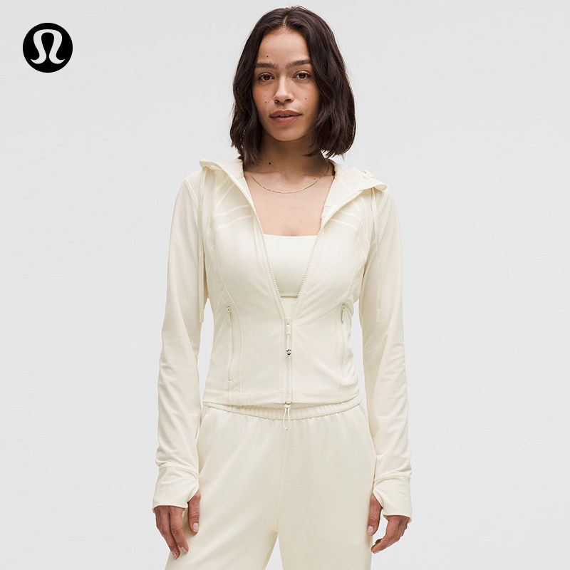 Define女士短款连帽夹克