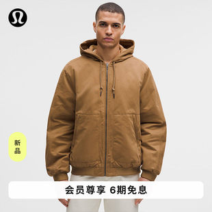 Reversible男士双面可穿带夹层连帽夹克防风丨lululemon丨LM4AR5S
