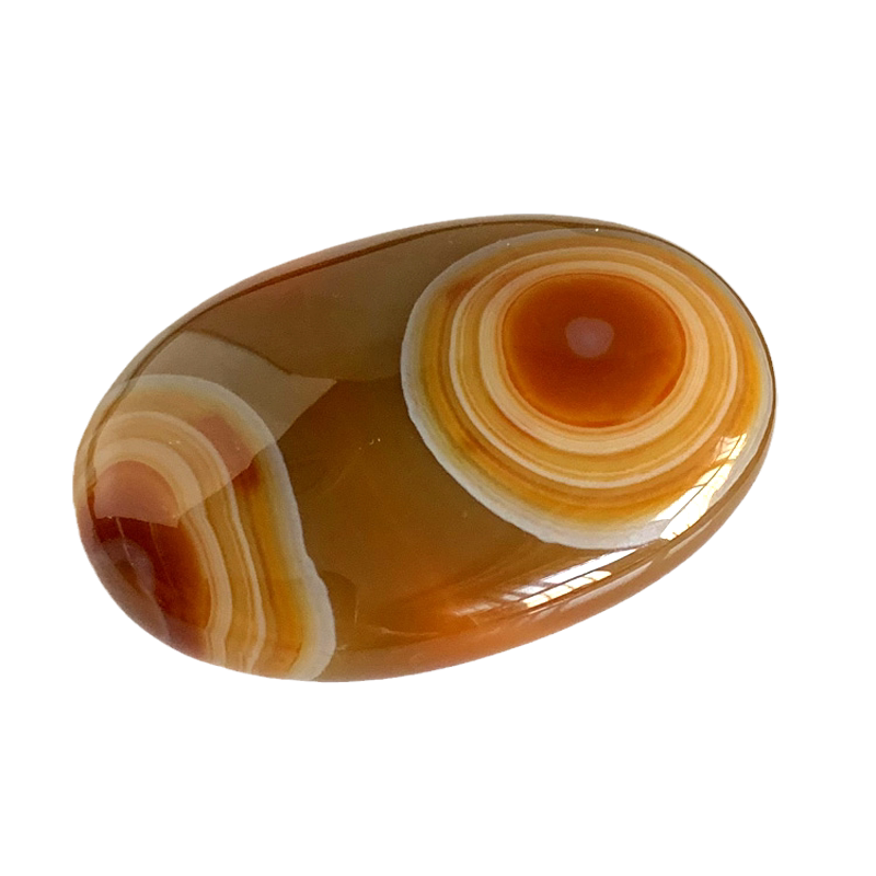天然玛瑙原石把玩扁片实物缠丝纹