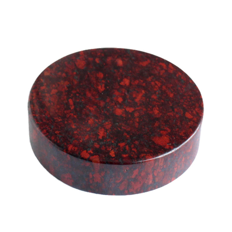 千蕊天然鸡血玉手镯芯把玩 原石手把件