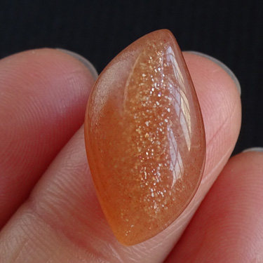 千蕊 天然太阳石日光石戒面戒指 大戒面实物 一物一图实物