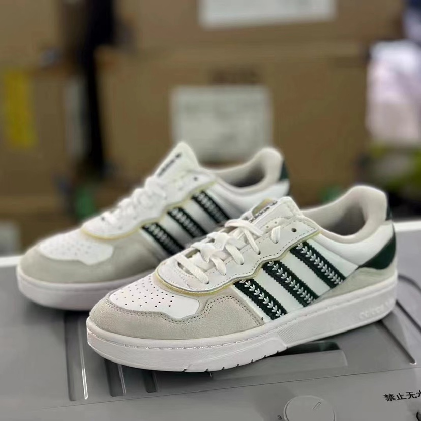 Adidas阿迪达斯三叶草COURTIC 男女低帮休闲运动板鞋ID408