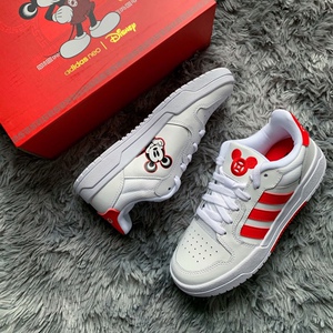 Adidas 阿迪达斯 男子新年款鼠年米奇联名款休闲鞋百搭板鞋FW7010