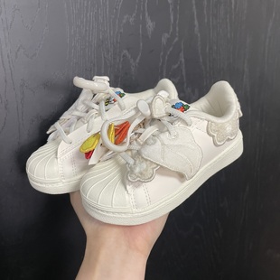 Superstar adidas MTSS联名HR1636 Originals 贝壳头童鞋 婴童 360