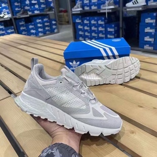 缓震休闲运动鞋 adidas阿迪达斯三叶草正品 男女经典 GY4165