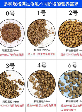 墨龟专用粮草龟乌龟饲料乌龟鳄龟水龟巴西龟食物专用水龟墨龟龟粮