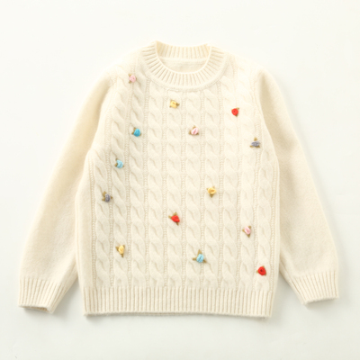 康赛妮女童高端100%纯山羊绒衫