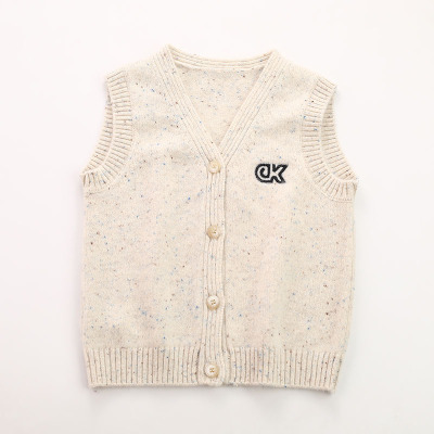 儿童羊绒背心马甲开衫男童羊绒衫