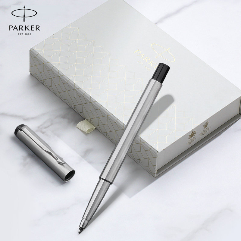 [특별 재고 정리] 파커 시그니처 펜 VIA 스틸 볼 볼펜 금속 조각 선물 고급 조각 사용자 정의