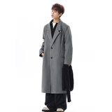 高品质过膝款韩版休闲毛呢大衣潮流加厚风衣外套A430-DY23特批110，男装风衣，电商A430（原星座702）