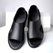 拖鞋 男凉鞋 爸爸防滑软面防臭耐磨软底休闲透气沙滩鞋 夏季 防水男士