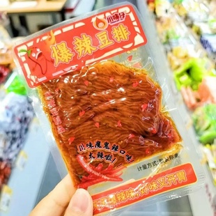 川味仔爆辣豆排老式豆筋手撕面筋香辣味辣条儿时怀旧解馋小包零食
