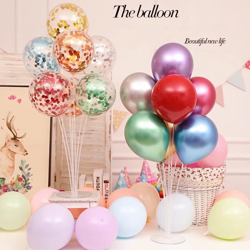 亮片气球桌飘生日派对装饰用品地飘气球支架户外郊游野餐场景布置,节庆用品/礼品,气球,淘宝优惠券,粉丝福利购,淘宝优惠卷