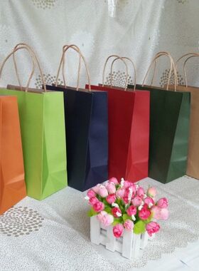 加厚牛皮纸袋 手提袋a4 170g 纸袋子 礼品袋  韩版 高档批发现货z