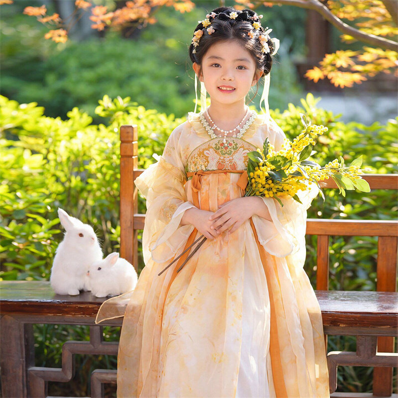 汉服女童2026新款春装古风超仙图片