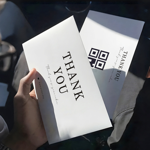 售后卡订制二维码硬卡纸饰品保养卡宣传服务明信片打印刷电商快递外卖祝福高级感谢信贺卡温馨提示小卡片定制