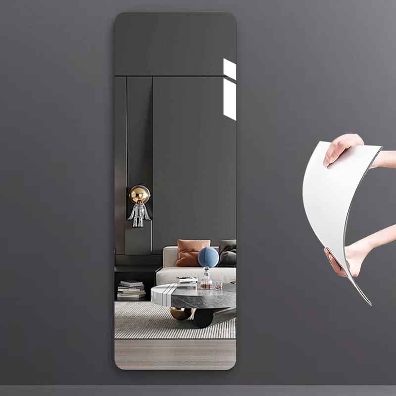 亚克力高清软镜子贴墙自粘真实不变形全身穿衣镜家用免打孔镜面贴,住宅家具,舞蹈镜,淘宝优惠券,粉丝福利购,淘宝优惠卷