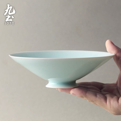 九土斗笠大号薄胎茶点料理碗餐具