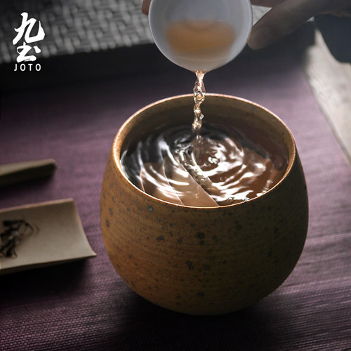 手工土陶建水漏斗干泡茶道配件