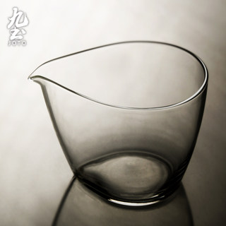 九土玻璃公道杯水滴公杯日式耐热匀杯茶海手工玻璃功夫茶具分茶器