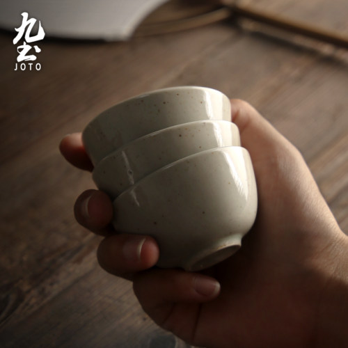 日式风手工陶瓷复古景德镇小茶杯