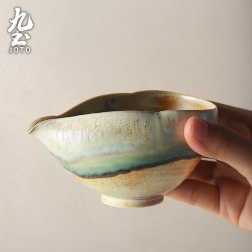 九土复古陶瓷公道杯分茶器