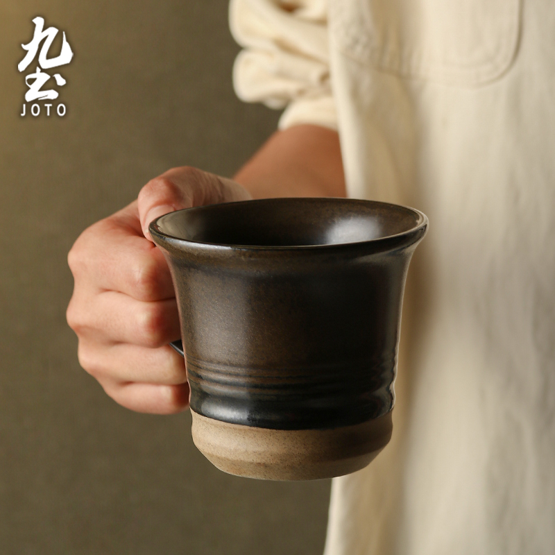 日式陶瓷九土马克杯茶杯