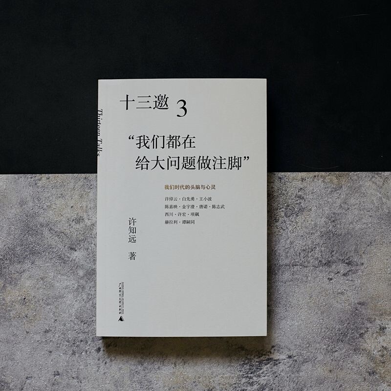 十三邀(3我们都在给大问题做注脚) 许知远著 广西师范大学出版社 现象