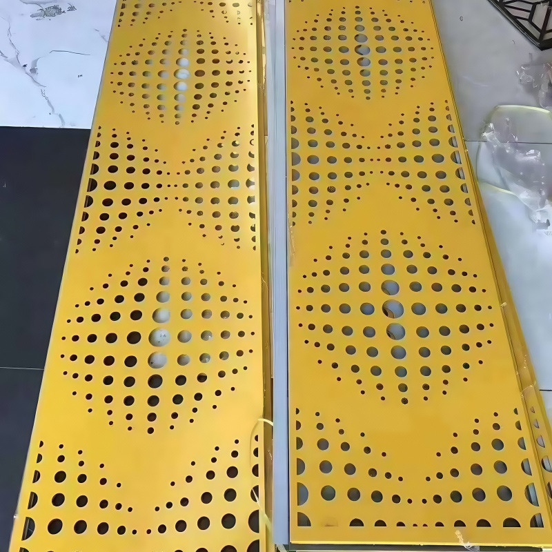 造型冲孔铝单板学校幕墙烤漆弧型包柱铝单板异型造型天花吊顶铝板