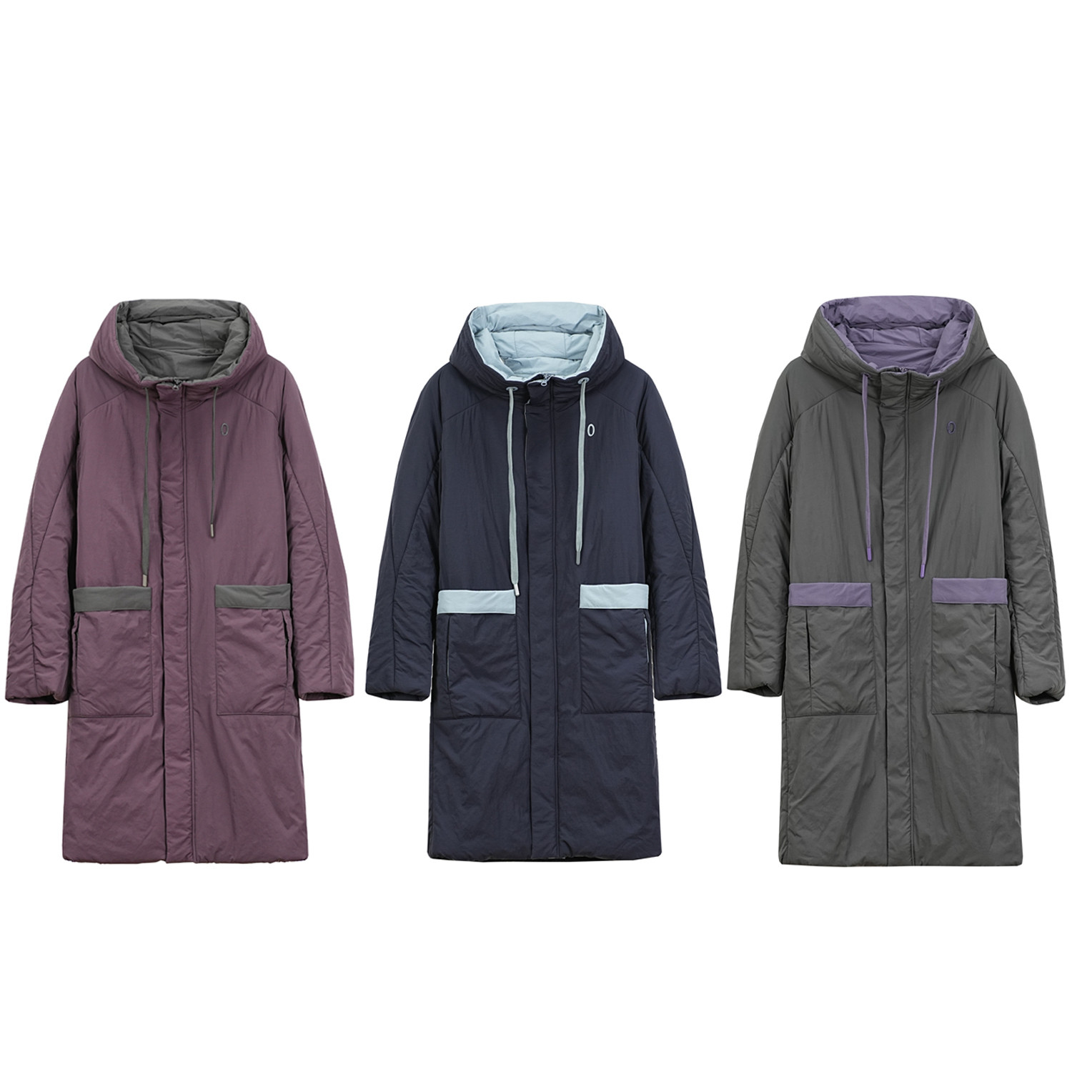 STUNNING JW/正品25528宽松绵羊毛加厚保暖中长款棉服 建议干洗