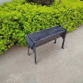 加厚木炭取暖厚碳烤炉 户外家用烧烤架组装 卡片升降式 烧烤炉便携式