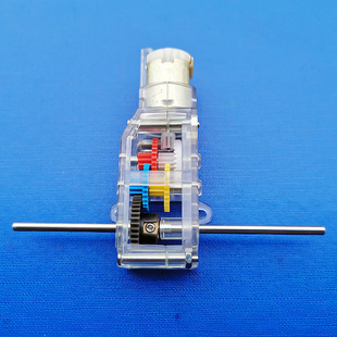 减速齿轮箱六种速度减速摩打大扭力模型配件直径3mm圆转轴