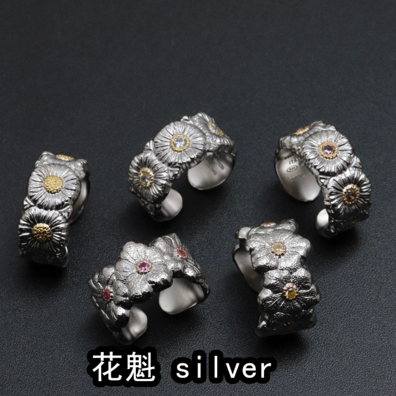 花魁情侣925欧美戒指指环