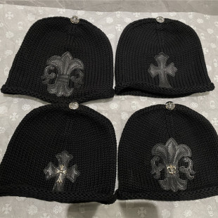 花魁silver 925纯银配件ch克罗冷帽十字秋冬保暖情侣帽子男女同款