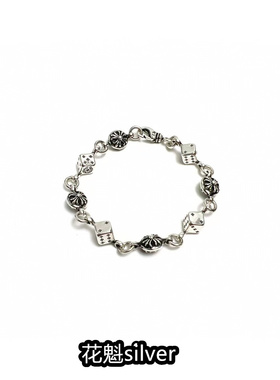 赌神骰子手链情侣款925纯银