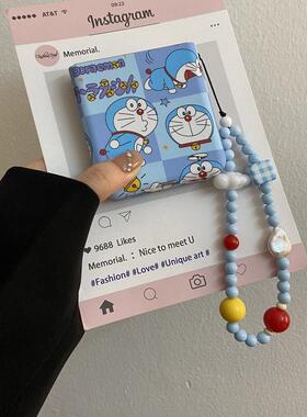 蓝胖子叮当猫适用华为pocket2手机壳小米mixflip折叠屏oppofindn3/n2三星zflip6/5女款novaflip荣耀vivoxflip