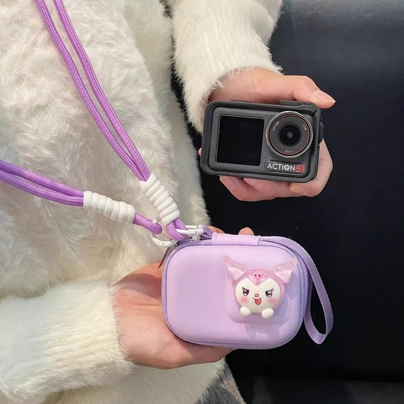可爱库洛米适用大疆action6/5pro/4收纳包影石360AcePro2相机包女