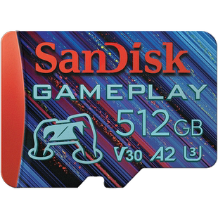 Sandisk闪迪512G内存卡GamePlay microSD存储卡switch内存卡tf卡