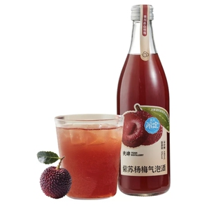 盒马代购夜肆 紫苏杨梅气泡酒 480ml