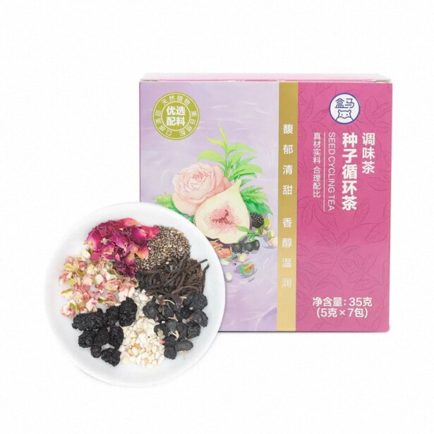 盒马代购四花清甘茶 甜橙酸枣仁路易波士茶 种子循环茶