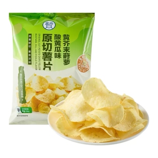 盒马代购原切薯片黄芥末莳萝酸黄瓜味150g
