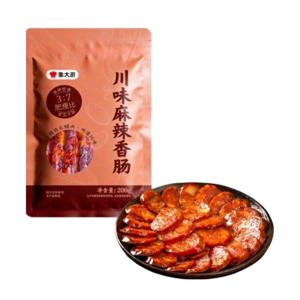 小象超市长沙代购小象川味麻辣香肠200g