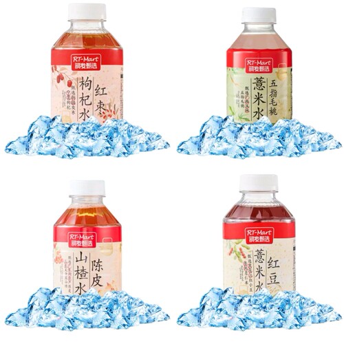 大润发长沙代购RT-Mart红枣枸杞水 薏米水 陈皮山楂水 红豆薏米水