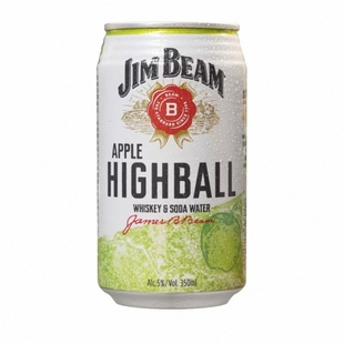 盒马代购 三得利 金宾嗨棒波本威士忌配制酒 苹果味 原味日本进口