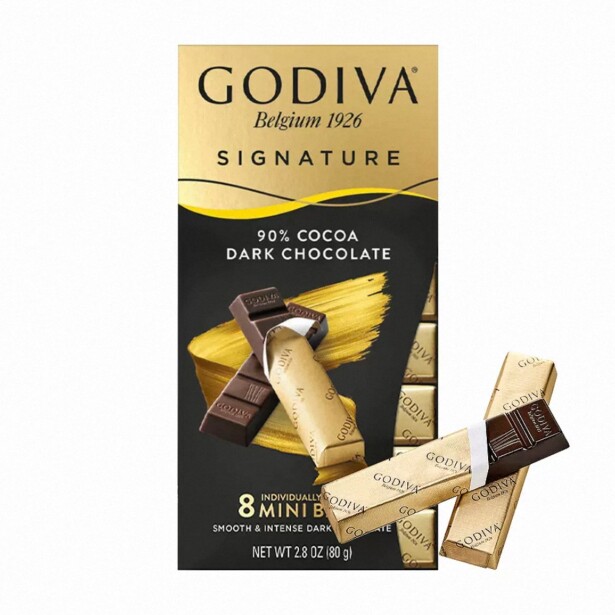 盒马代购 歌蒂梵 醇享系列90%可可黑巧克力制品80g土耳其进口