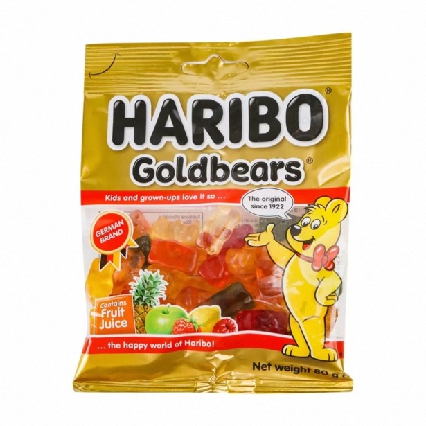 盒马代购 哈瑞宝 金熊橡皮糖 混合水果味80g土耳其进口