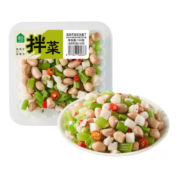 盒马工坊 凉拌芹菜花生藕丁150g